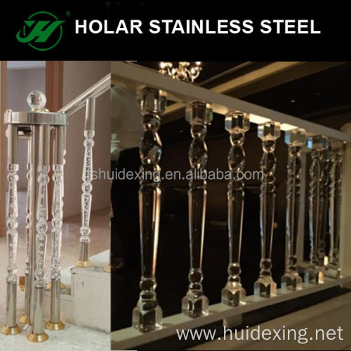 Stainless Steel Crystal Balustrade